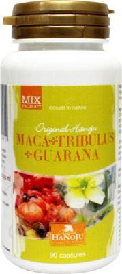 Hanoju Tribulus maca guarana extract 90 Vegetarische capsules
