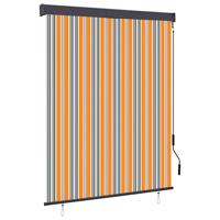 VidaXL Rolgordijn voor buiten 140x250 cm geel en blauw - thumbnail
