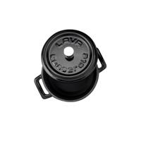 LAVA Casserole mini rond - Ø100mm - 0.35Ltr - Zwart/Zwart - thumbnail