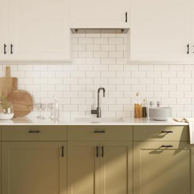 VidaXL Handvatten 10 st 96 mm roestvrij staal zwart VidaXL Handvatten 10 st 96 mm roestvrij staal zwart