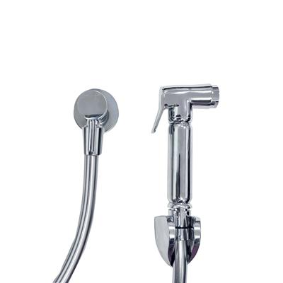 Wiesbaden complete set knijp handdouche+slang+hoekstopkraan