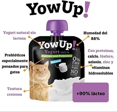 Natvoer YowUp 10 x 85 g 10 Stuks Kat Yoghurt