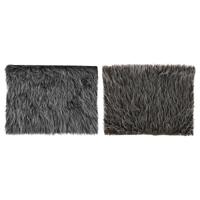 Svenska Living Kleedje lang haar 40x30cm bruin/grijs - thumbnail