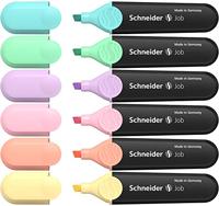 Schneider Schreibgeräte Textmarker Textmarker Job pastell Etui 6 Stück 50-115097 1 stuk(s) - thumbnail