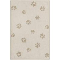 Cawö Cawo We love Dogs gemustert 6247 Handdoek 50x100 natur/beige - thumbnail
