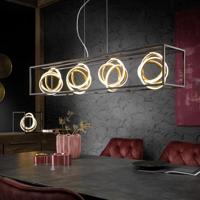 Fischer & Honsel Design hanglampGisi 110cm zwart met goud - 60606 - thumbnail