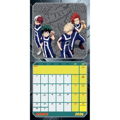 My Hero Academia Kalender 2026
