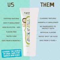 Jack n&apos; Jill Natuurlijke Tandpasta Smaakvrij - thumbnail