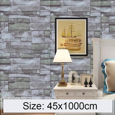 Qingshi Creative 3D steen baksteen decoratie behang Stickers slaapkamer woonkamer muur waterdicht Wallpaper Roll grootte: 45 * 1000cm