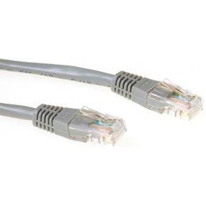 ACT IB8010 U/UTP CAT6 Patchkabel Grijs - 10 meter