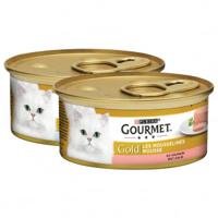 Gourmet Gold Mousse met zalm kattenvoer (85 g) 1 tray (24 x 85 g) - thumbnail