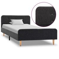 Bedframe jute donkergrijs 90x200 cm - thumbnail