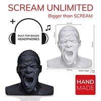 Oehlbach Scream Unlimited Koptelefoonstandaard Geschikt voor (koptelefoon): On Ear koptelefoon, Over Ear koptelefoon Wit - thumbnail