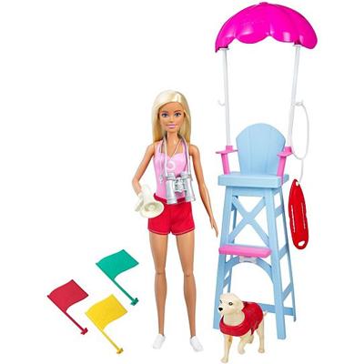 Barbie strandwacht speelset