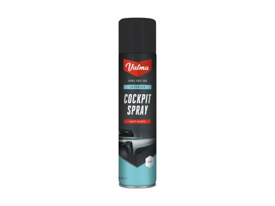 Valma cockpitspray - matglans - reinigt, verzorgt en brengt glans terug - antistatisch - eenvoudig in gebruik - voor kunststof en leer - 400ml