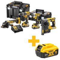 DeWALT DCK422P3T Accu combiset 4-delig 18V XR 5.0Ah in TSTAK - thumbnail