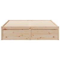 Bedframe zonder matras massief grenenhout 140x200 cm - thumbnail