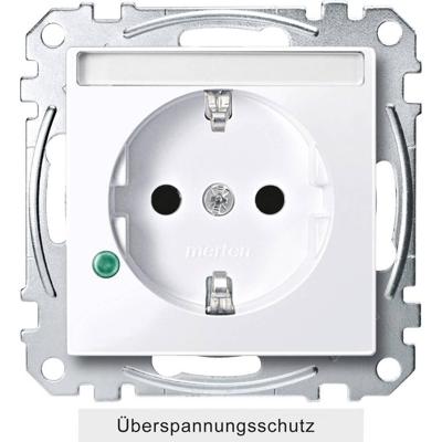 Merten MEG2305-0325 Wandcontactdoos Inzetstuk System M Wit 1 stuk(s)