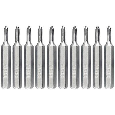 Bernstein Tools for Electronics 6-340-Y00 Bitset Kwaliteitsstaal Zandgestraald, Vernikkeld 10 stuk(s)