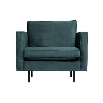 WOOOD Fauteuil 'Rodeo' Velvet, kleur Teal