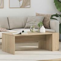 Salontafel Sonoma Eiken 95 x 50 x 34 cm Bewerkt hout - thumbnail