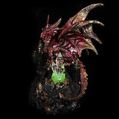 Dark Legends Draak op Kasteel LED kristal