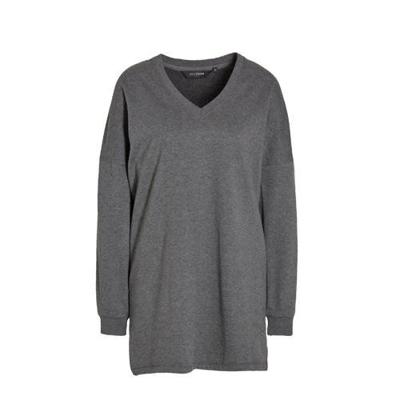 anytime sweater tuniek donkergrijs anytime sweater tuniek donkergrijs
