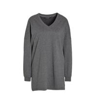 anytime sweater tuniek donkergrijs - thumbnail