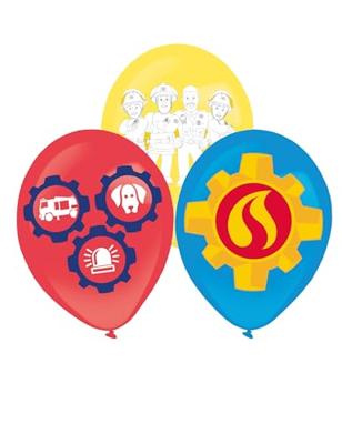 Ballonnen Brandweerman Sam (6st)