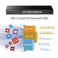 Edimax 26-poorts gigabit-switch met 2 SFP-poorten | 1 stuks - GS-1026 V3 GS-1026 V3 - thumbnail