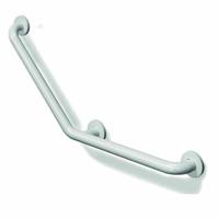 Eco Care bad-douche steungreep 135 graden 400x400 mm links Rvs-Wit - thumbnail