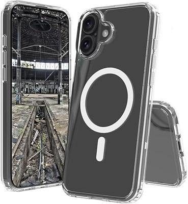 JT Berlin BackCase Pankow Clear Backcover Apple iPhone 16 Transparant MagSafe compatible