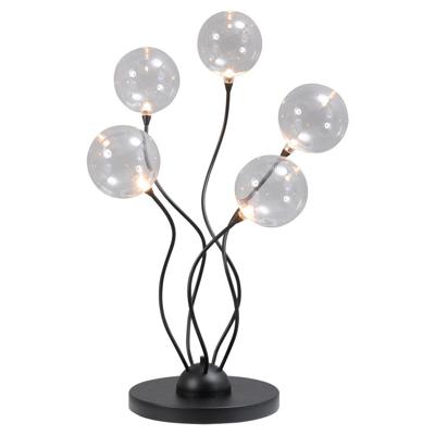 Masterlight TafellampGio 5-lichts zwart - 4916-05-176-DW