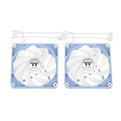 Thermaltake CT120 Reverse ARGB Sync PC Cooling Fan Hydrangea Blue 2 Pack PC-ventilator (b x h x d) 120 x 120 x 25 mm