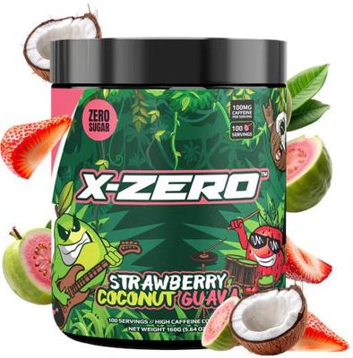X-Gamer 160g X-Zero Formula - Strawberry Coco Guava X-Gamer 160g X-Zero Formula - Strawberry Coco Guava