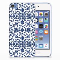 Apple iPod Touch 5 | 6 | TPU Case | Flower Blue - thumbnail