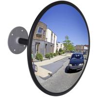 VidaXL Verkeersspiegel voor binnen 30 cm acryl zwart - thumbnail