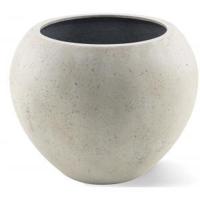 Grigio plantenbak Global L antiek wit betonlook - thumbnail