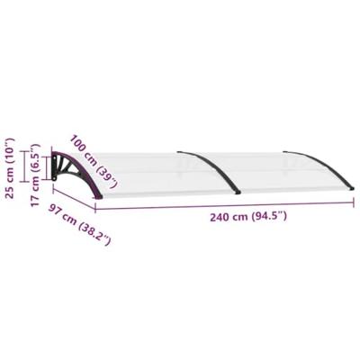 Deurluifel 240x100 cm PC Deurluifel 240x100 cm PC