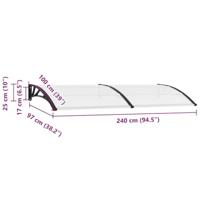 Deurluifel 240x100 cm PC - thumbnail