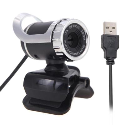 A859 12.0 Megapixels HD 360 graden draaibaar USB 2.0 WebCam / PC Camera met microfoon voor Skype Computer PC Laptop, kabel lengte: 1.4 meter