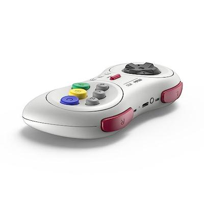 8Bitdo M30 Bluetooth Gamepad - White - thumbnail