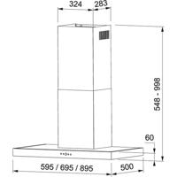 Conventionele Afzuigkap Mepamsa SILUETA XLA90 Wit - thumbnail
