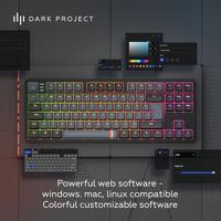Dark Project ALU87A Midnight TKL Mechanisch Gaming Toetsenbord - thumbnail