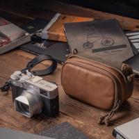 Wotancraft Portable Pouch size M, brown leather - thumbnail