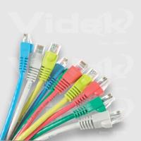 Videk Cat6 UTP Patch Cable Beige 2Mtr netwerkkabel 2 m - thumbnail