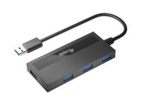Equip 128956 USB 3.2 Gen 1-hub 4 poorten Zwart - thumbnail