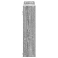 Wandschap 99x15x60 cm bewerkt hout grijs sonoma eikenkleurig - thumbnail