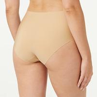 Dames Zero Feel Maxi slip - Naadloze dames taille slip - Hoge onderbroek met katoenen kruisje - thumbnail