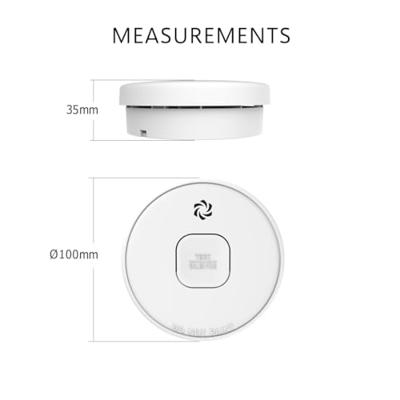 ELRO optische rookmelder - 10 garantie - EN14604 - met bevestiging